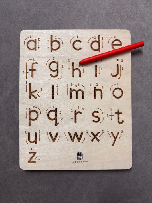 Wooden Alphabet Tracing Board