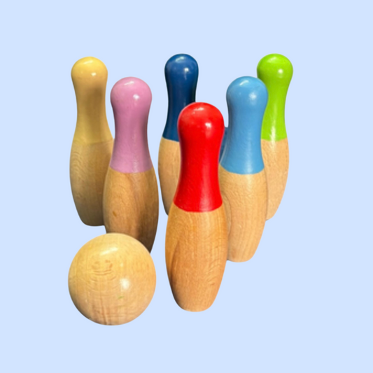 Bowling Set Toy – 6 Pins & 1 Ball